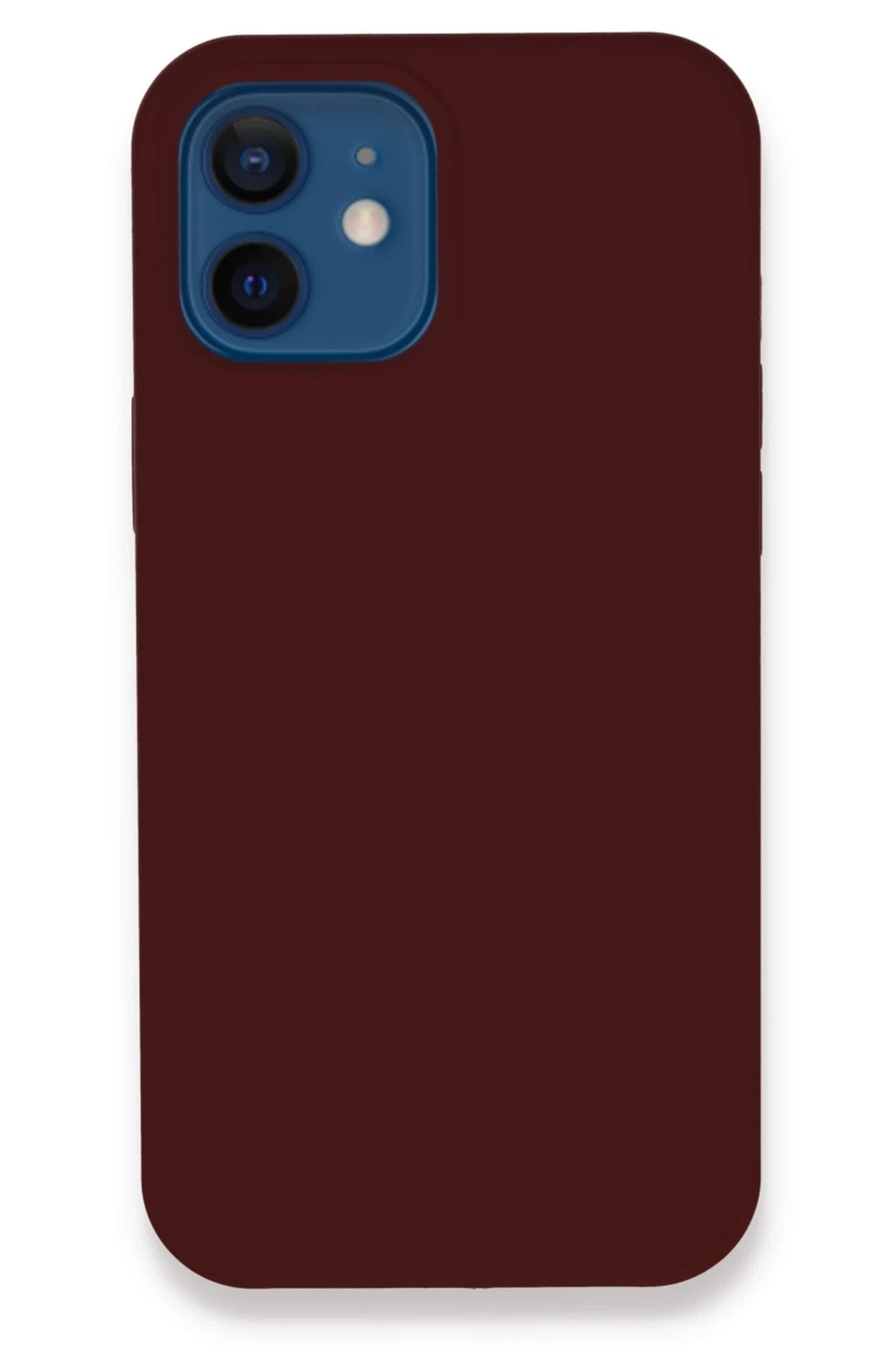 Mey İthalat® iPhone 12 Kılıf Lansman Legant Silikon - Bordo