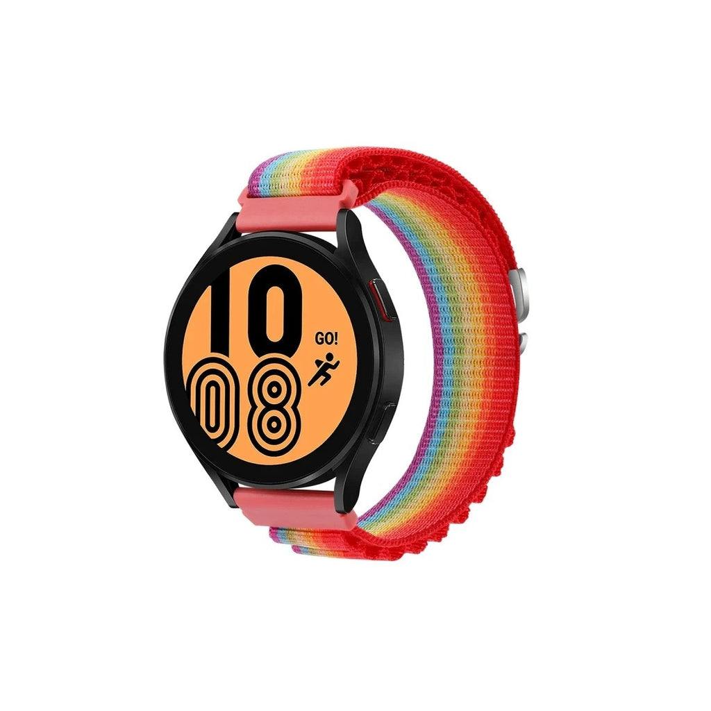 Mey İthalat® Watch 22mm KR410 Kumaş Kordon - Gökkuşağı 1