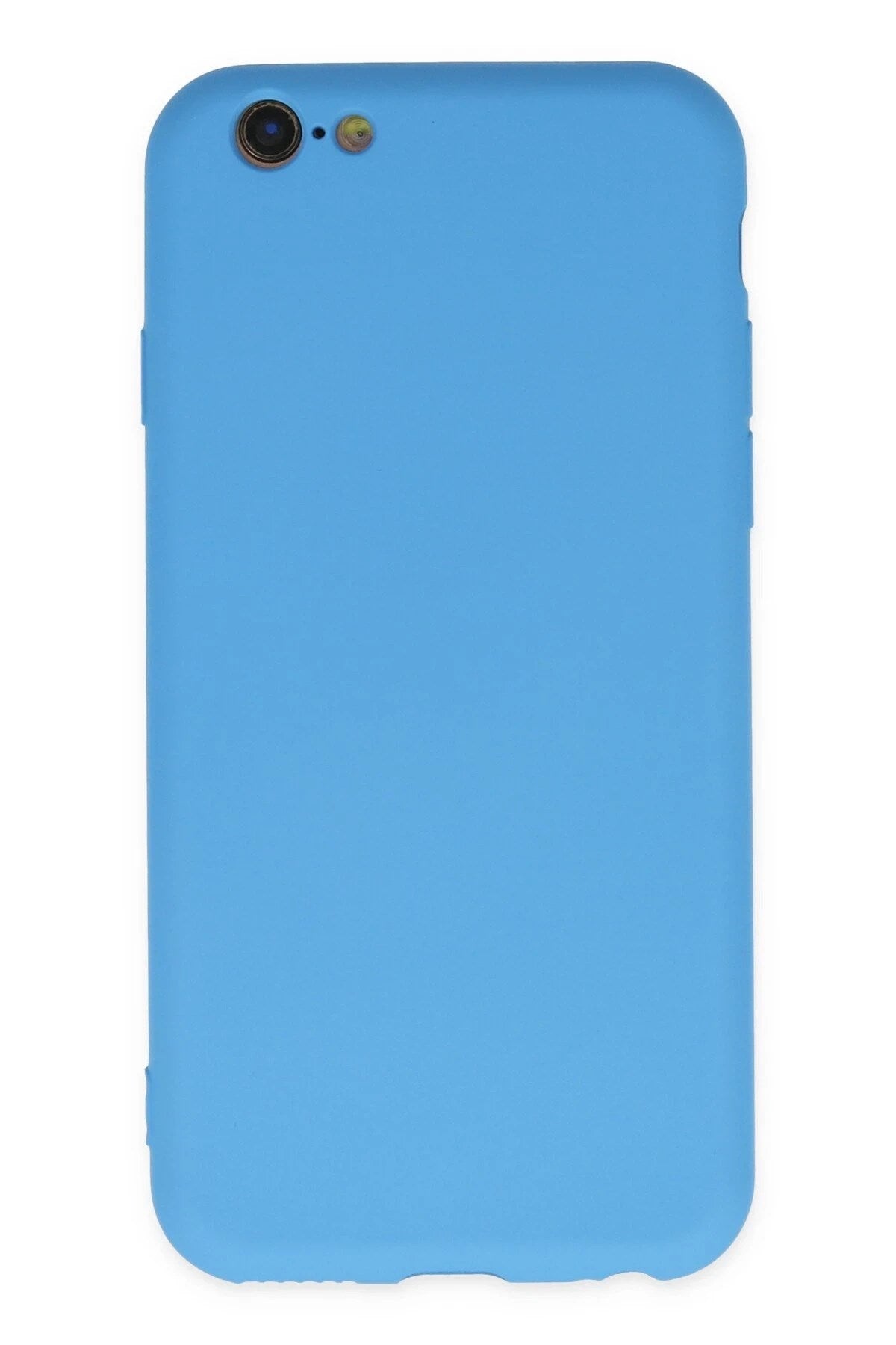 Mey İthalat® iPhone 6 Plus Kılıf Nano içi Kadife Silikon - Mavi