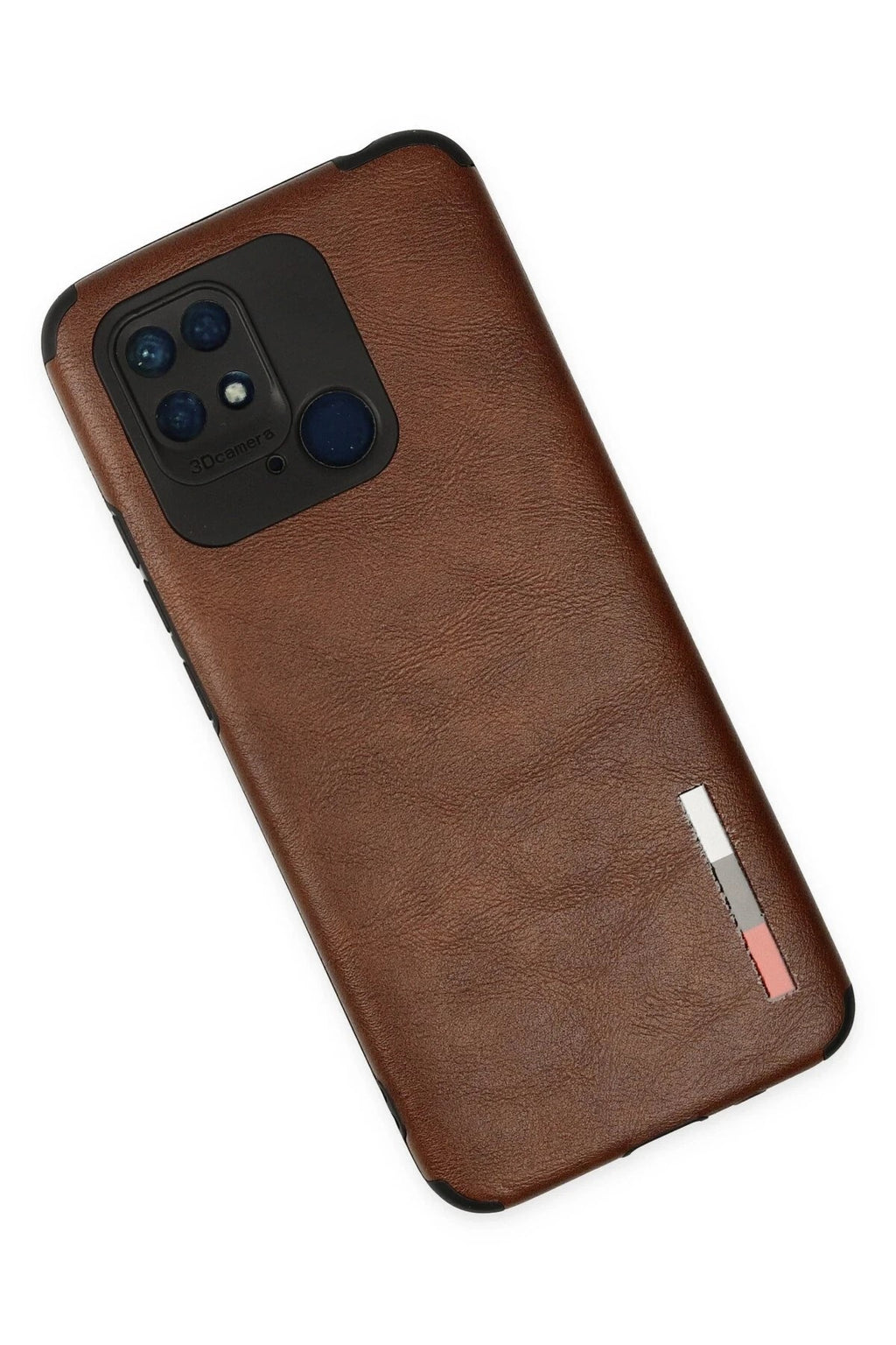 Mey İthalat® Redmi 10C Kılıf Loop Deri Silikon - Kahverengi