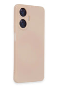 Mey İthalat® Realme C55 Kılıf Nano içi Kadife Silikon - Pudra