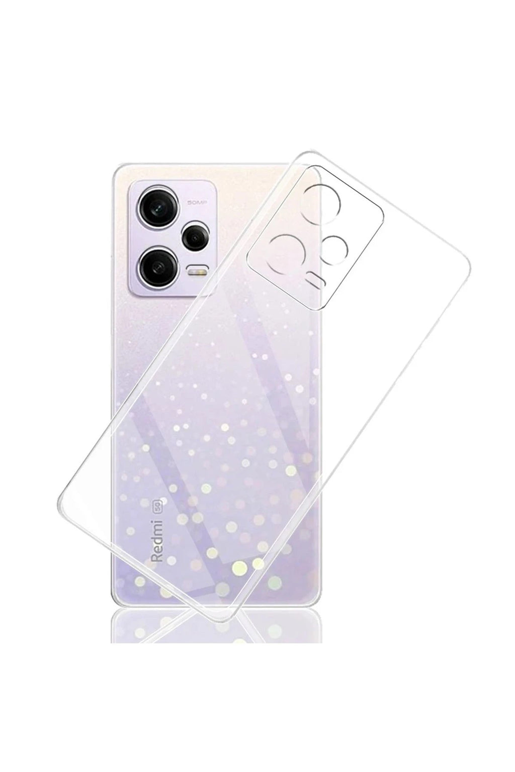 Mey İthalat® Redmi Note 12 5G Kılıf Lüx Şeffaf Silikon