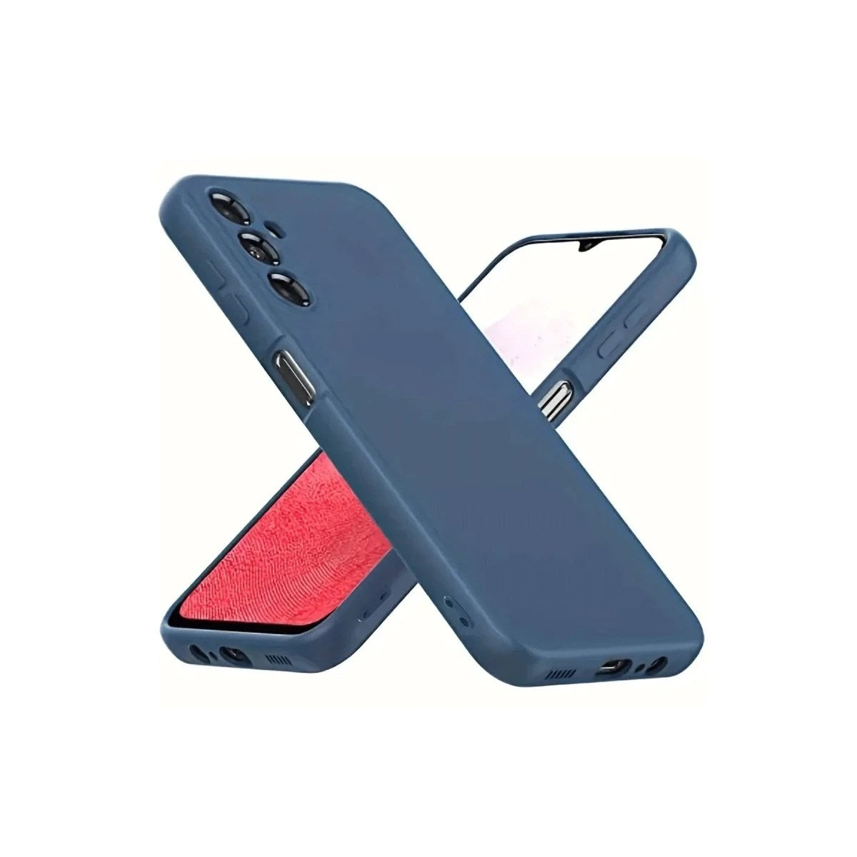 Mey İthalat® Samsung Galaxy A34 5G Kılıf First Silikon - Lacivert