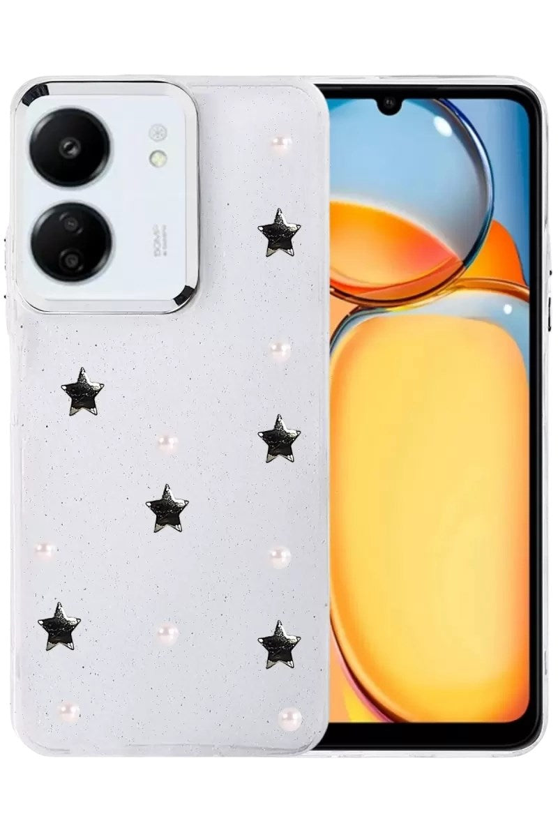 Mey İthalat® Redmi 13C Fiyonk Desenli Kapak - Desen 7