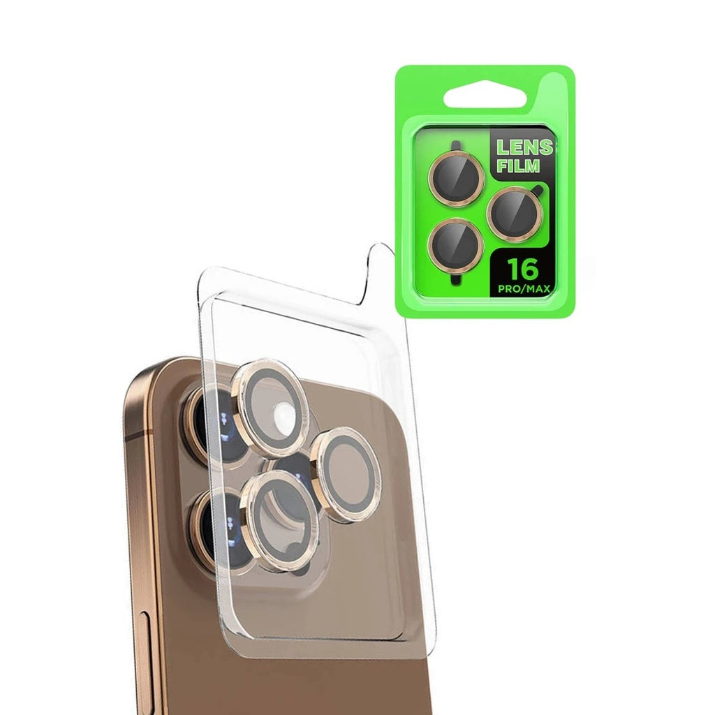 Mey İthalat® iPhone 16 Pro Max Raze Metal Kamera Lens - Desert