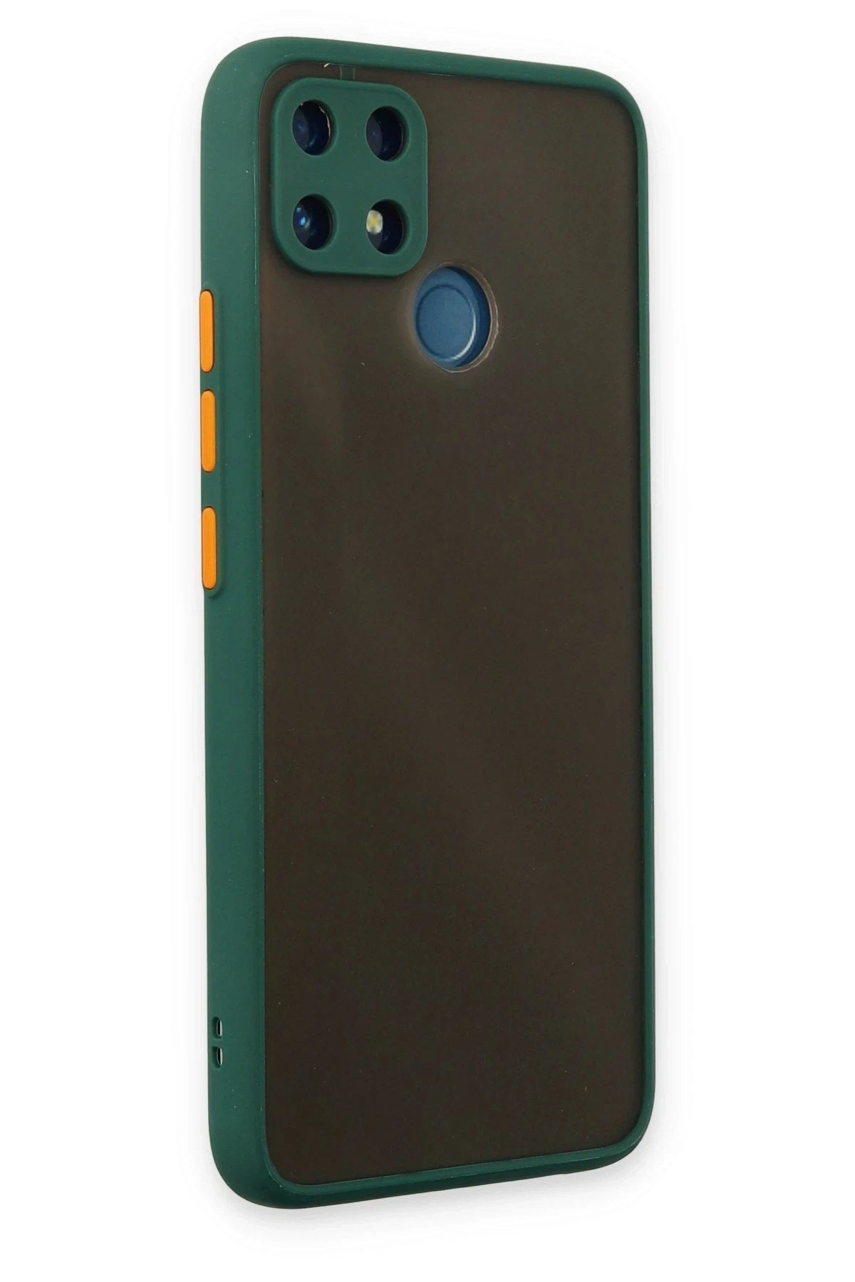 Mey İthalat® Realme C25 Kılıf Montreal Silikon Kapak - Yeşil