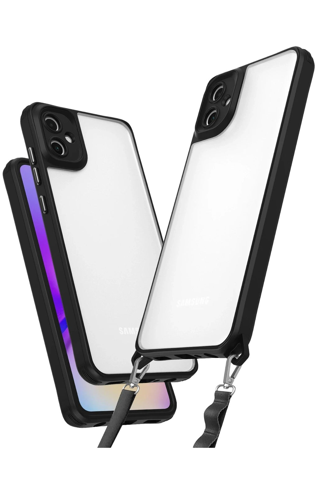Mey İthalat® Samsung Galaxy A06 Kılıf Penta Silikon Kılıf - Siyah