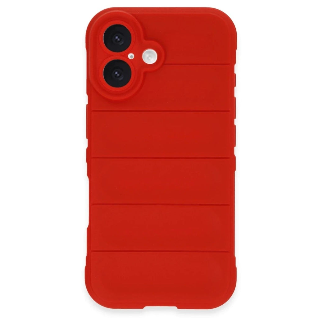 Mey İthalat® iPhone 16 Plus Kılıf Optimum Silikon - Kırmızı