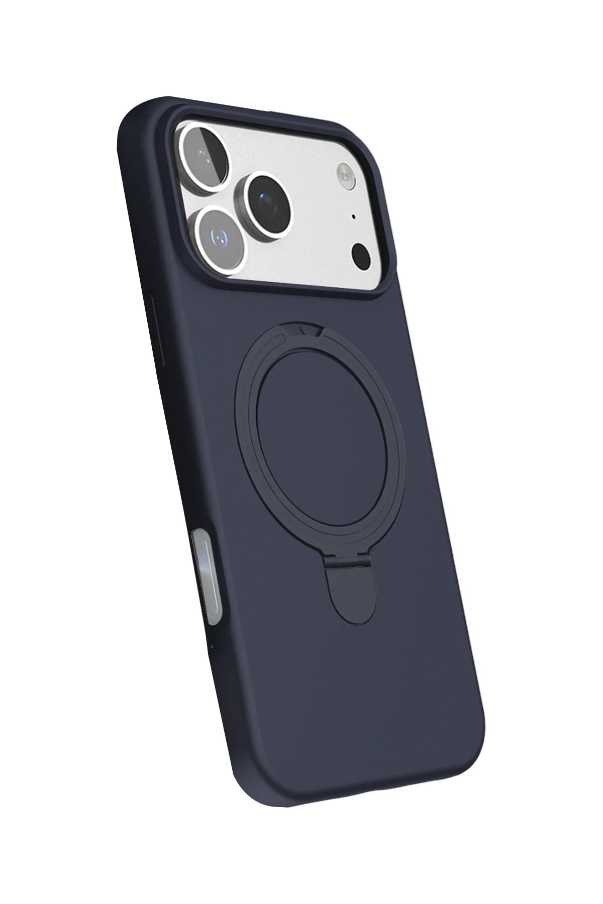 Mey İthalat® iPhone 17 Pro Max Regal Magsafe Standlı Kapak - Lacivert