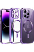 Mey İthalat® iPhone 13 Pro Max Kılıf Kross Magneticsafe Kapak - Mor