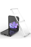Mey İthalat® Samsung Galaxy Z Flip 3 Kılıf Fold TPU Silikon - Şeffaf