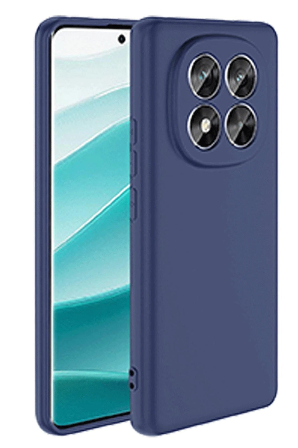 Mey İthalat® Redmi Note 14 Pro 4G Kılıf First Silikon - Lacivert