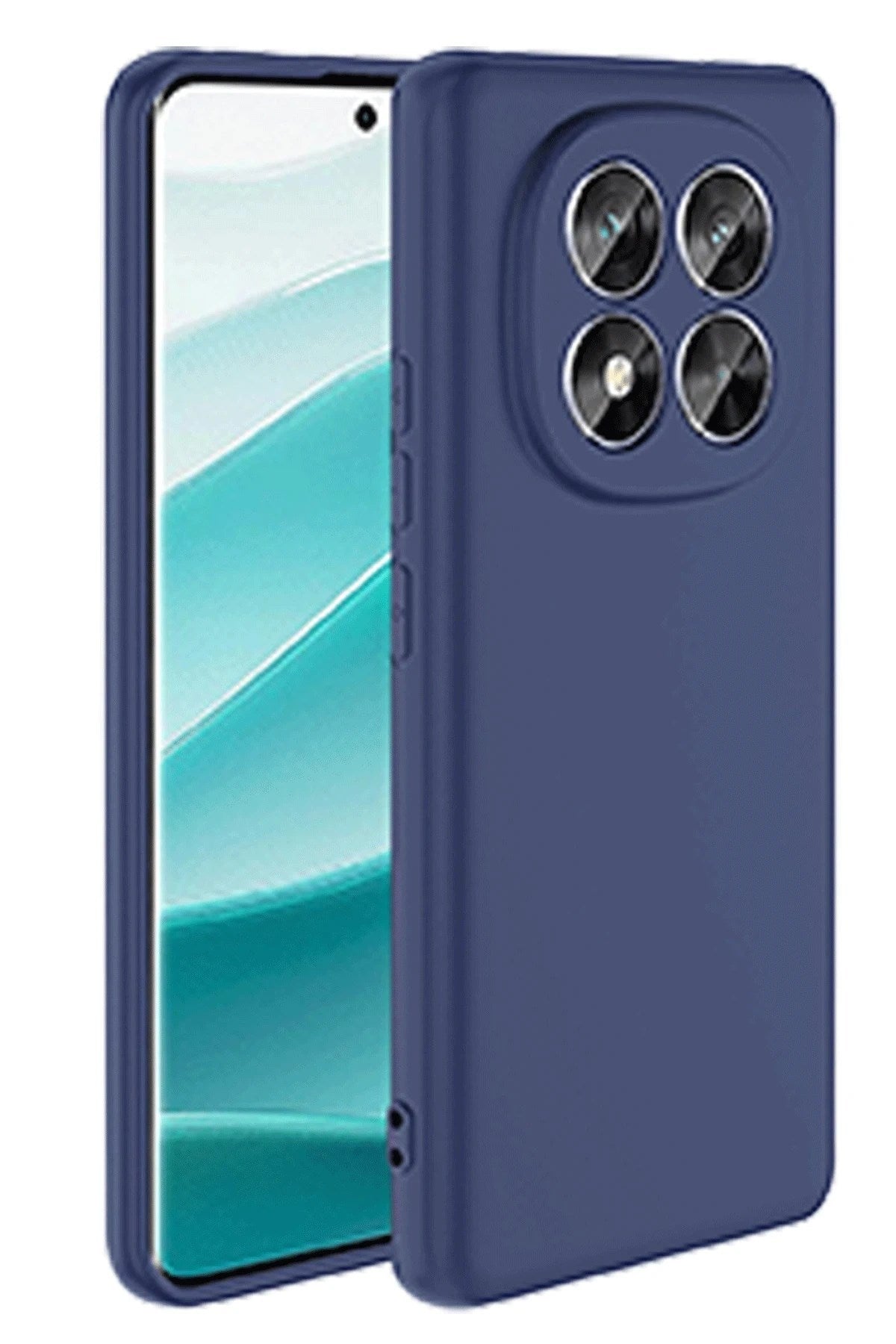 Mey İthalat® Redmi Note 14 Pro 4G Kılıf First Silikon - Lacivert