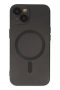 Mey İthalat® iPhone 14 Plus Kılıf Moshi Lens Magneticsafe Silikon - Siyah