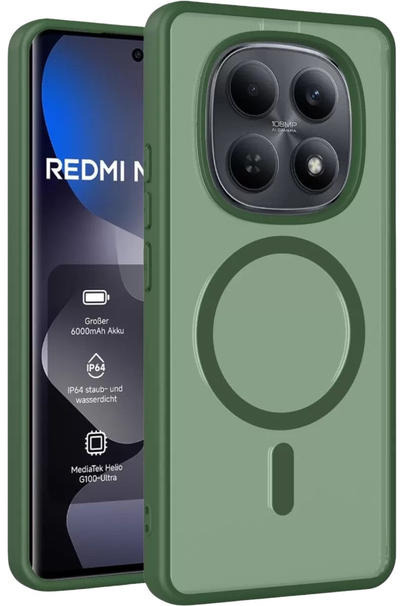 Mey İthalat® Redmi Note 15 Pro Plus 5G Jota Magsafe Kapak - Koyu Yeşil
