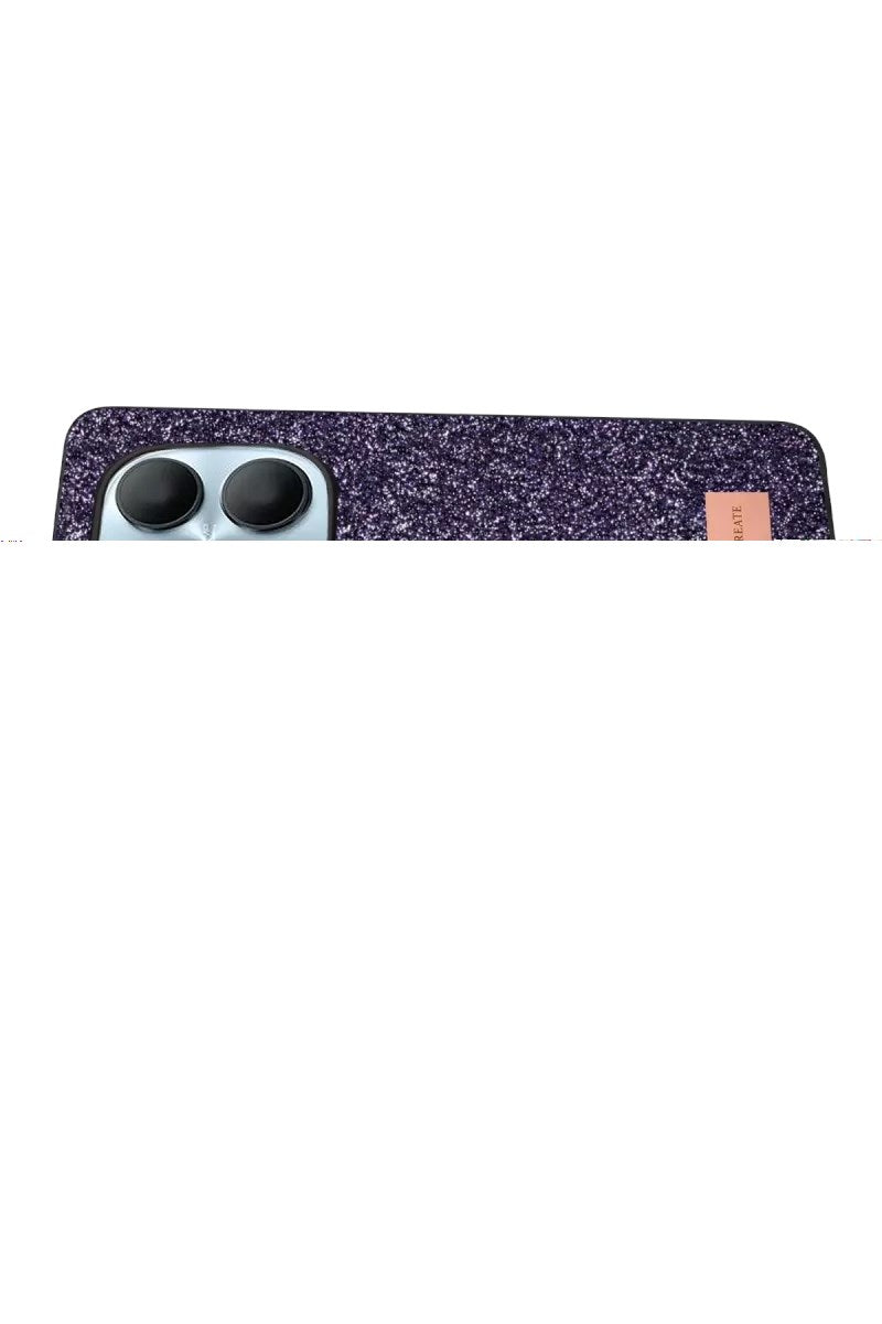 Mey İthalat® Redmi Note 15 Pro 5G Bright Simli Kapak - Derin Mor
