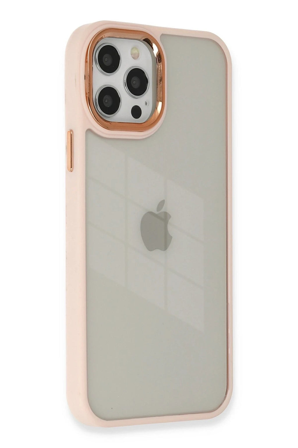 Mey İthalat® iPhone 12 Pro Max Kılıf Dora Kapak - Pudra