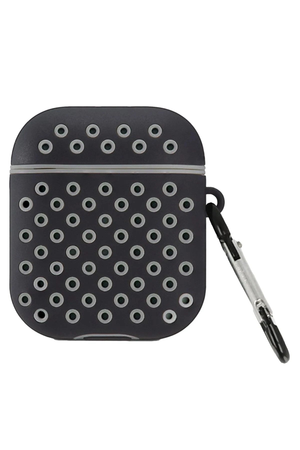 Mey İthalat® Airpods 2 (2.nesil) Spor Delikli Kılıf - Siyah-Gri