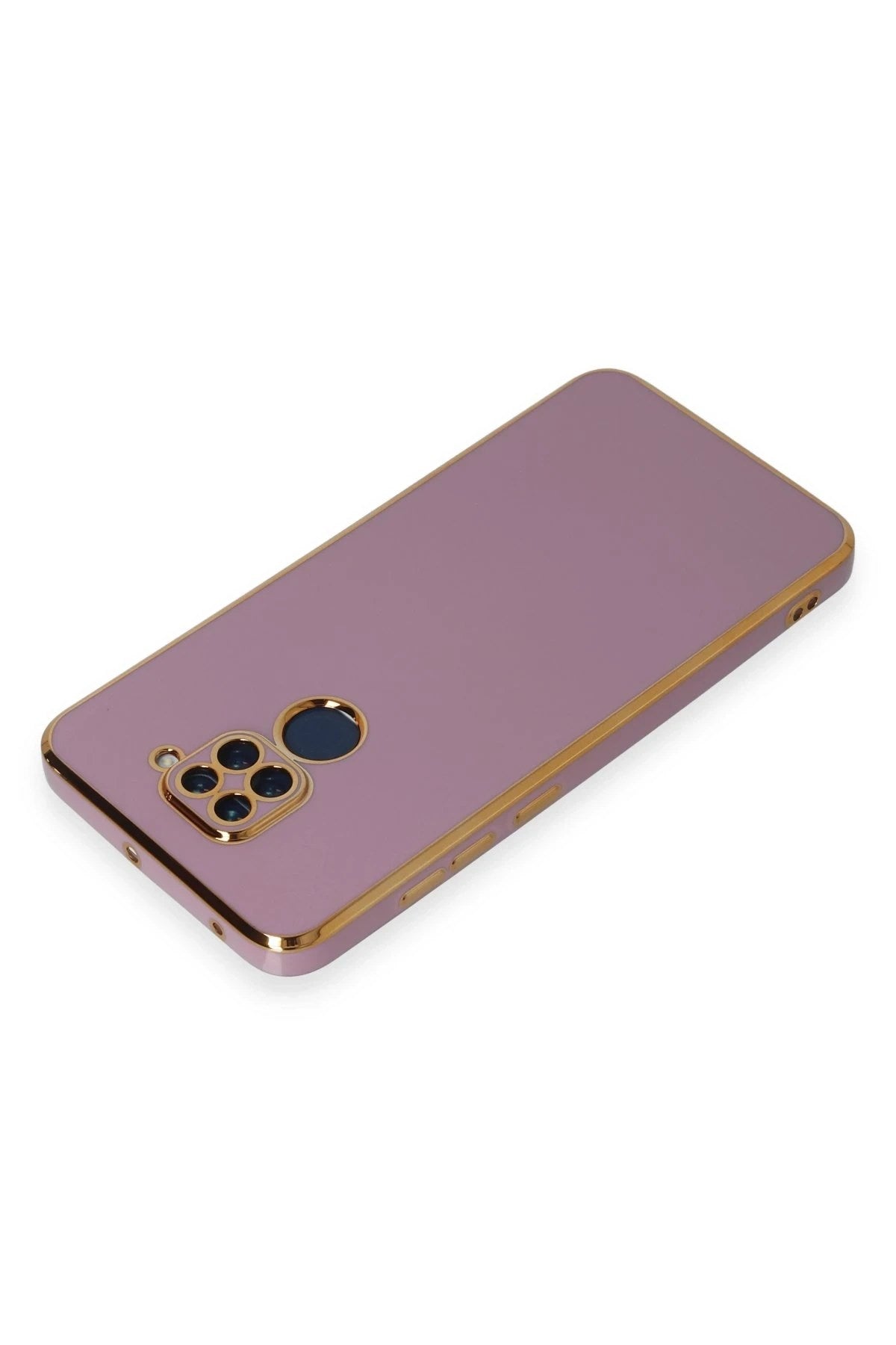 Mey İthalat® Redmi Note 9 Kılıf Volet Silikon - Mor