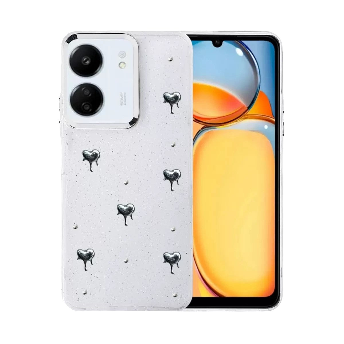 Mey İthalat® Redmi 13C Fiyonk Desenli Kapak - Desen 1