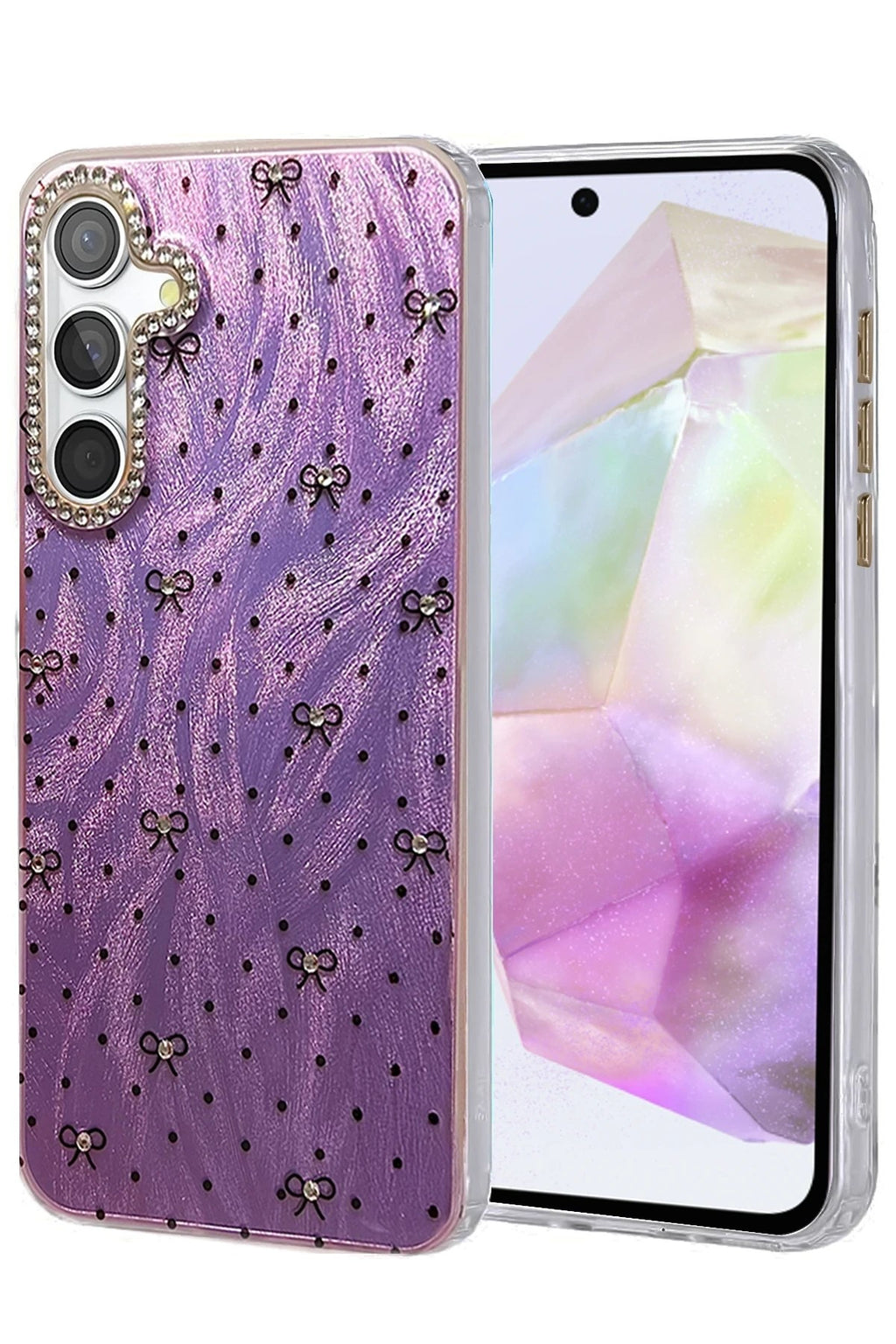 Mey İthalat® Samsung Galaxy A35 5G Kılıf Blade Aynalı Desenli Kapak - Desen 2