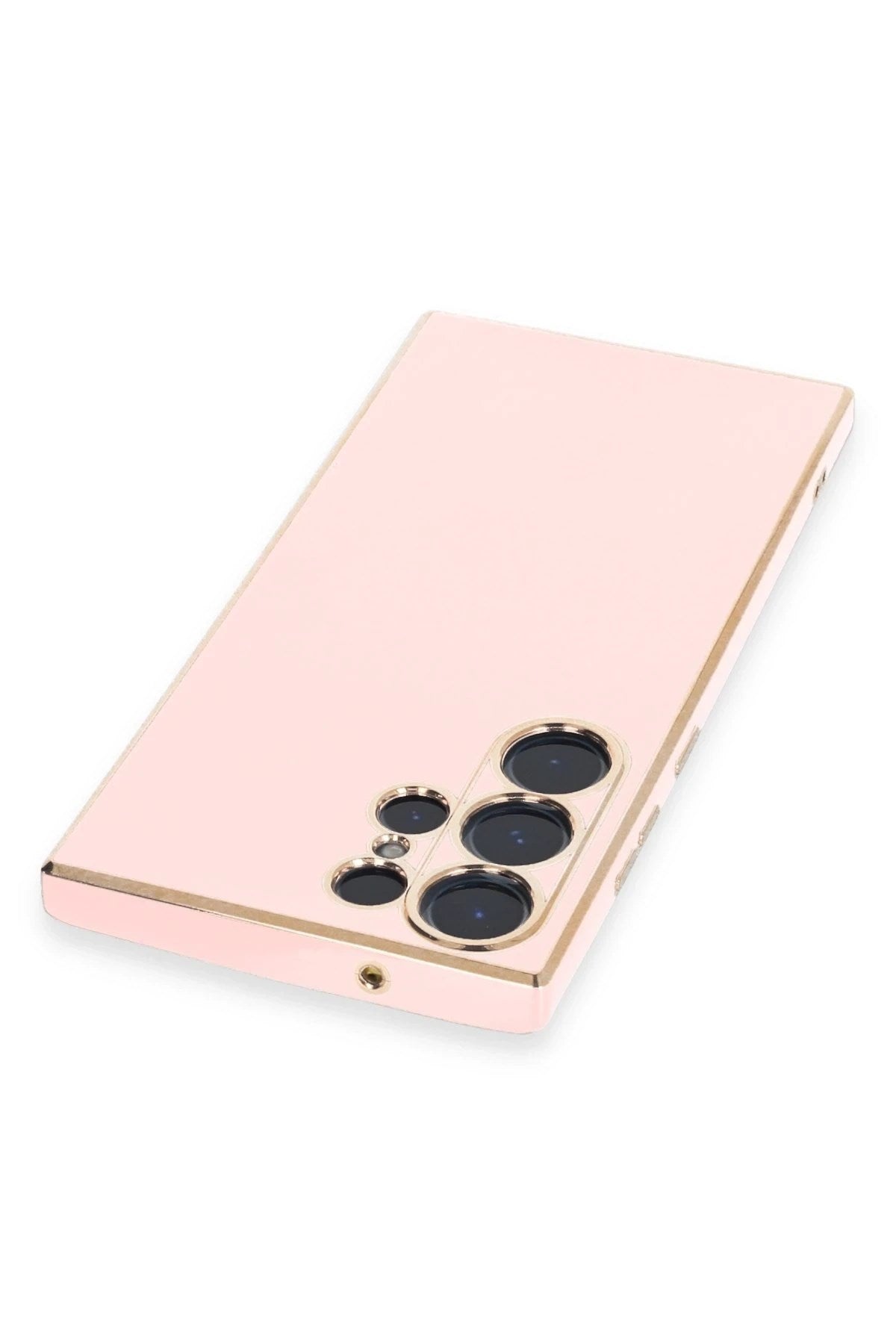 Mey İthalat® Samsung Galaxy S23 Ultra Kılıf Volet Silikon - Pembe