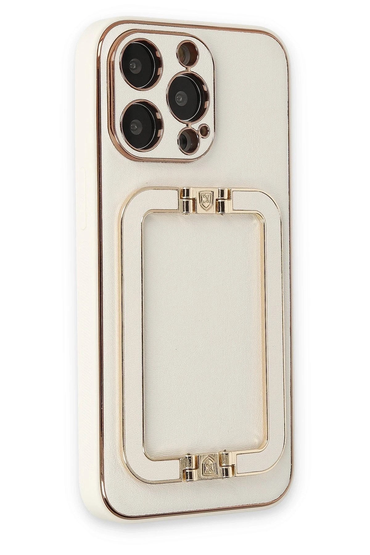 Mey İthalat® iPhone 13 Pro Max Kılıf Coco Elit Kapak - Beyaz