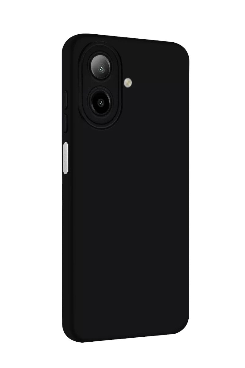 Mey İthalat® Samsung Galaxy A07 4G Nano içi Kadife Silikon - Siyah