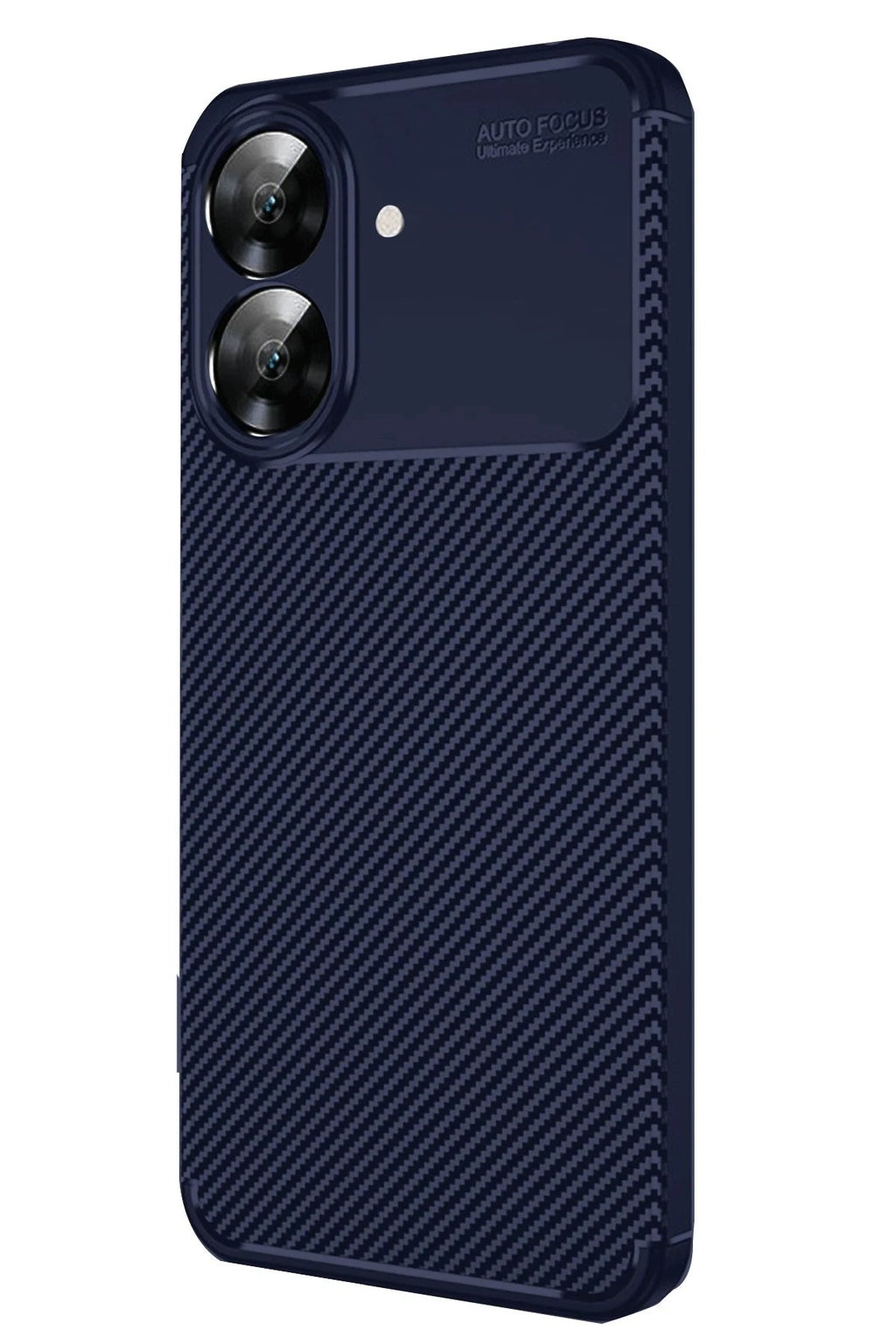 Mey İthalat® Realme Note 60 Kılıf Auto Focus Karbon Kapak - Lacivert