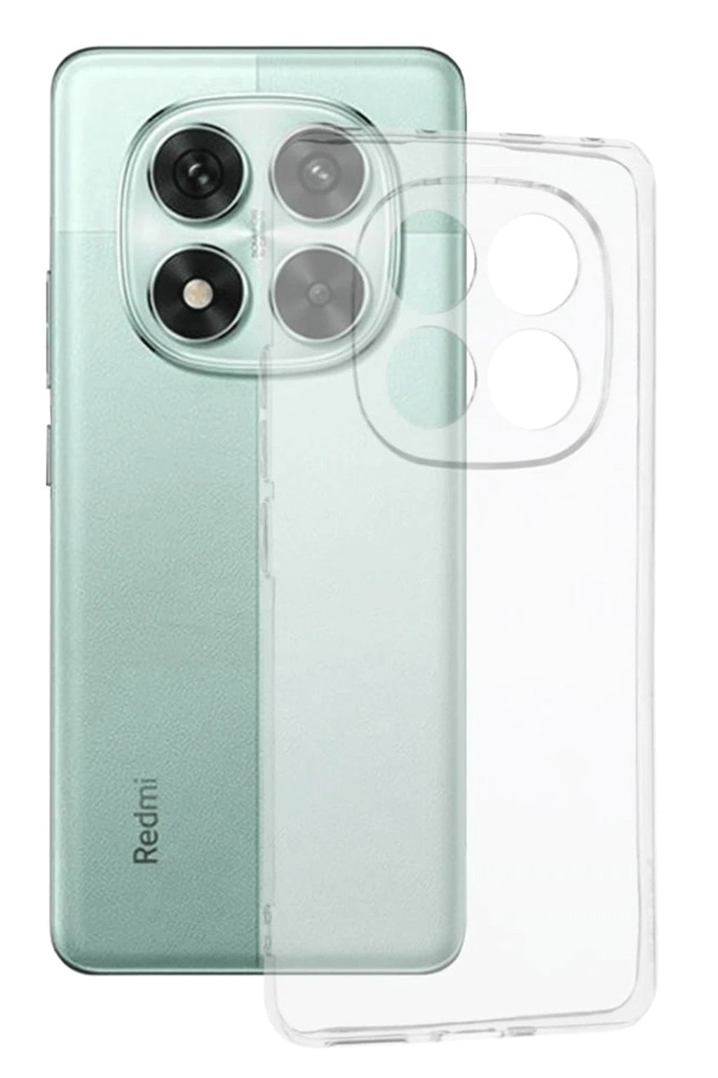 Mey İthalat® Redmi Note 14 Pro 5G Kılıf Lüx Şeffaf Silikon