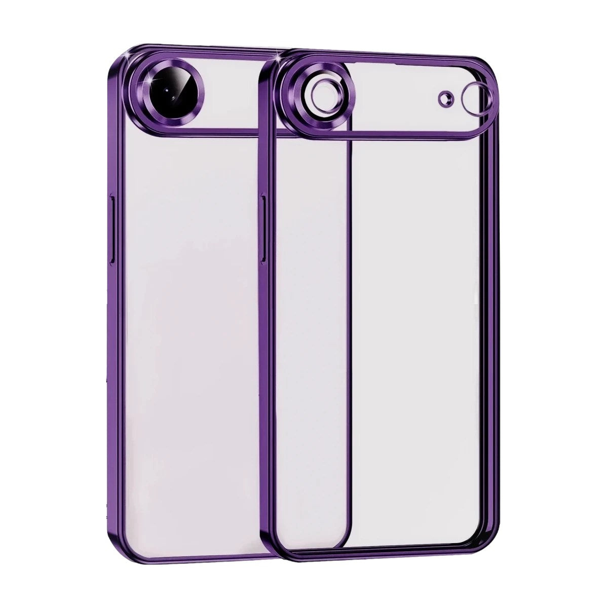 Mey İthalat® iPhone 17 Air Lensli Silikon - Açık Mor
