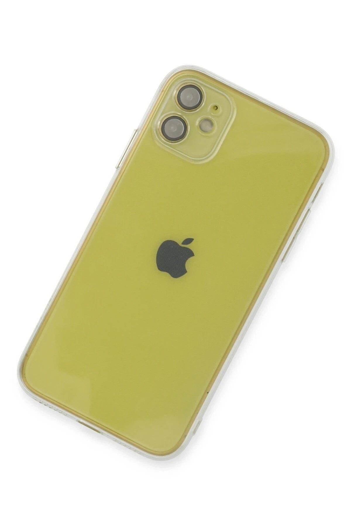 Mey İthalat® iPhone 12 Kılıf Fly Lens Silikon - Şeffaf