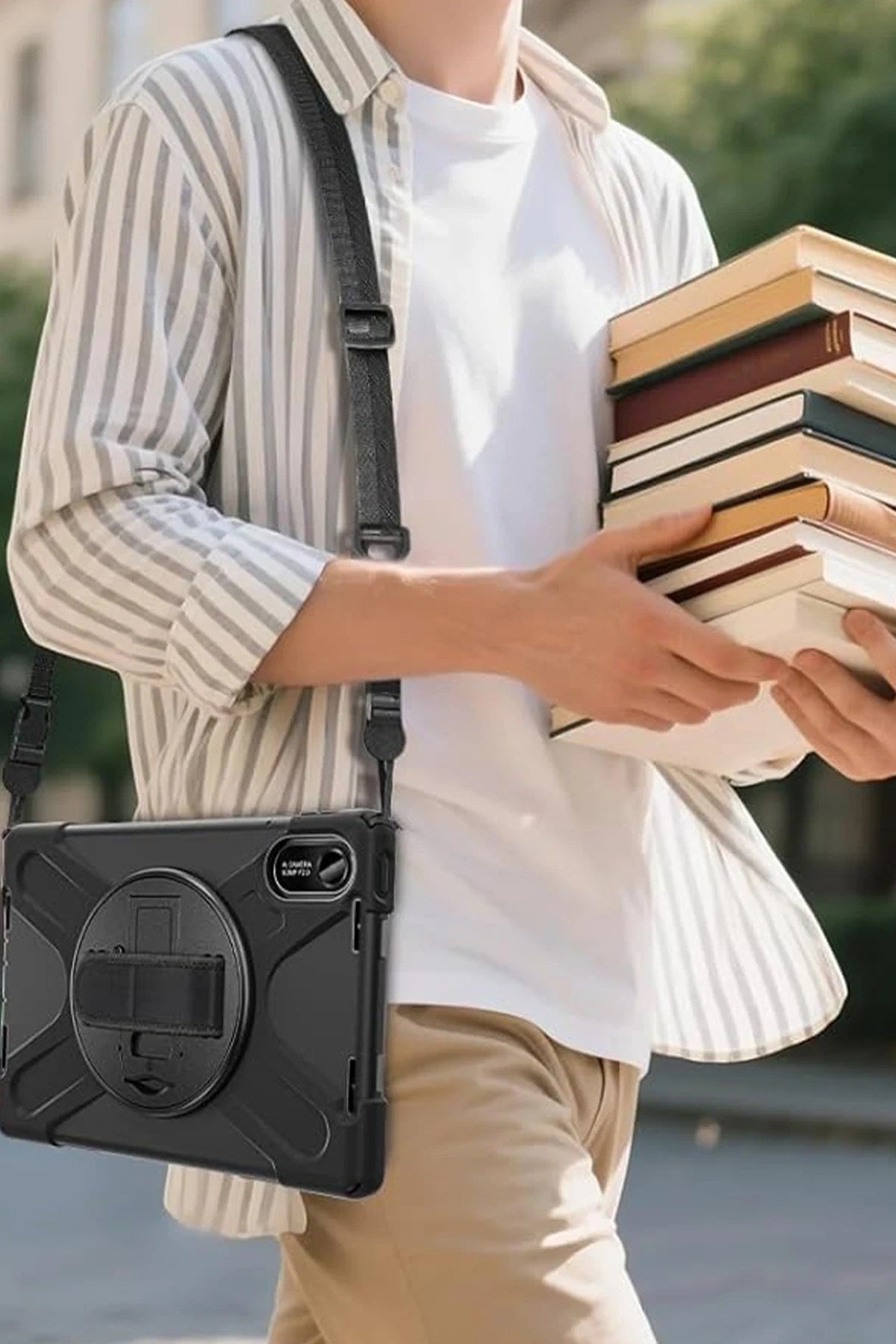 Mey İthalat® Redmi Pad 2 Kılıf Amazing Tablet Kapak - Siyah