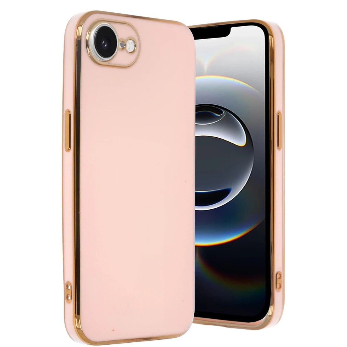 Mey İthalat® iPhone 16E Kılıf Volet Silikon - Pembe