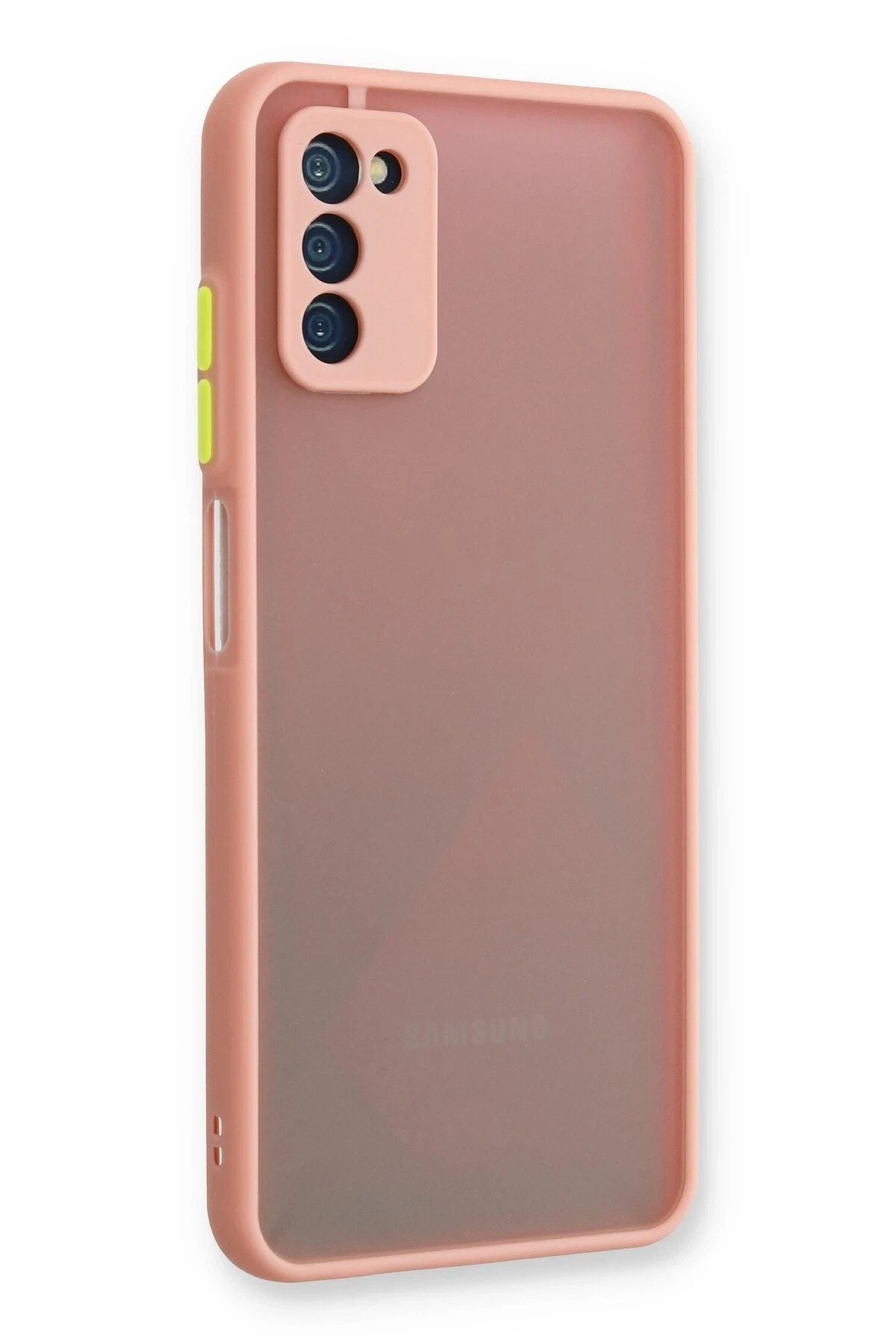 Mey İthalat® Samsung Galaxy A03S Kılıf Montreal Silikon Kapak - Pembe
