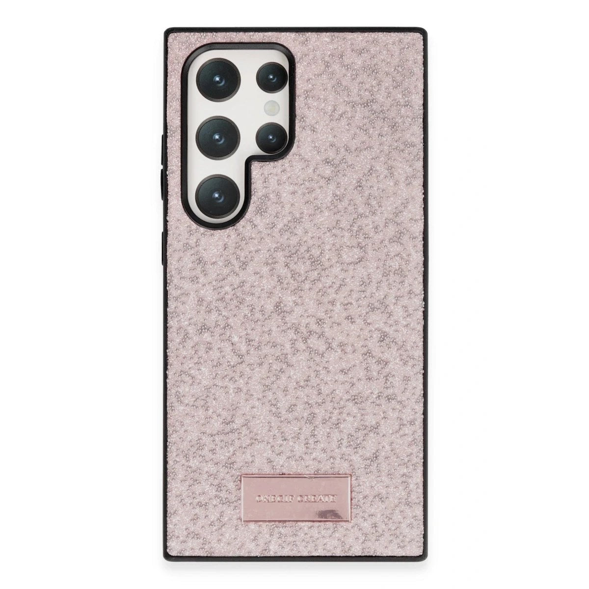 Mey İthalat® Samsung Galaxy S24 Ultra Bright Simli Kapak - Pembe