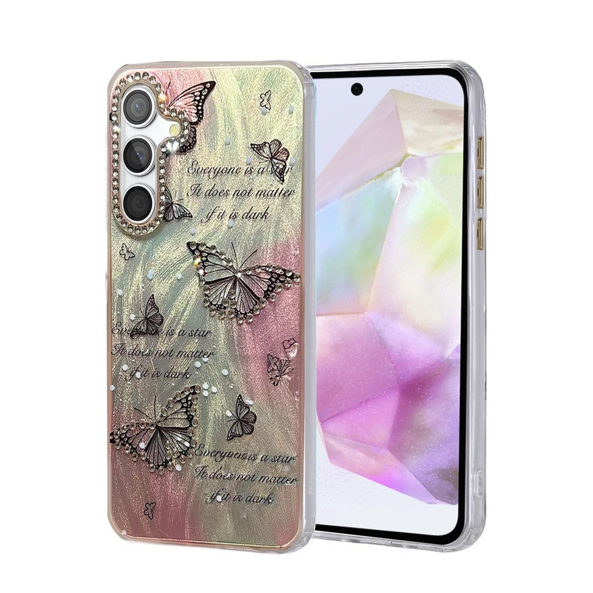 Mey İthalat® Samsung Galaxy A35 5G Kılıf Blade Aynalı Desenli Kapak - Desen 6