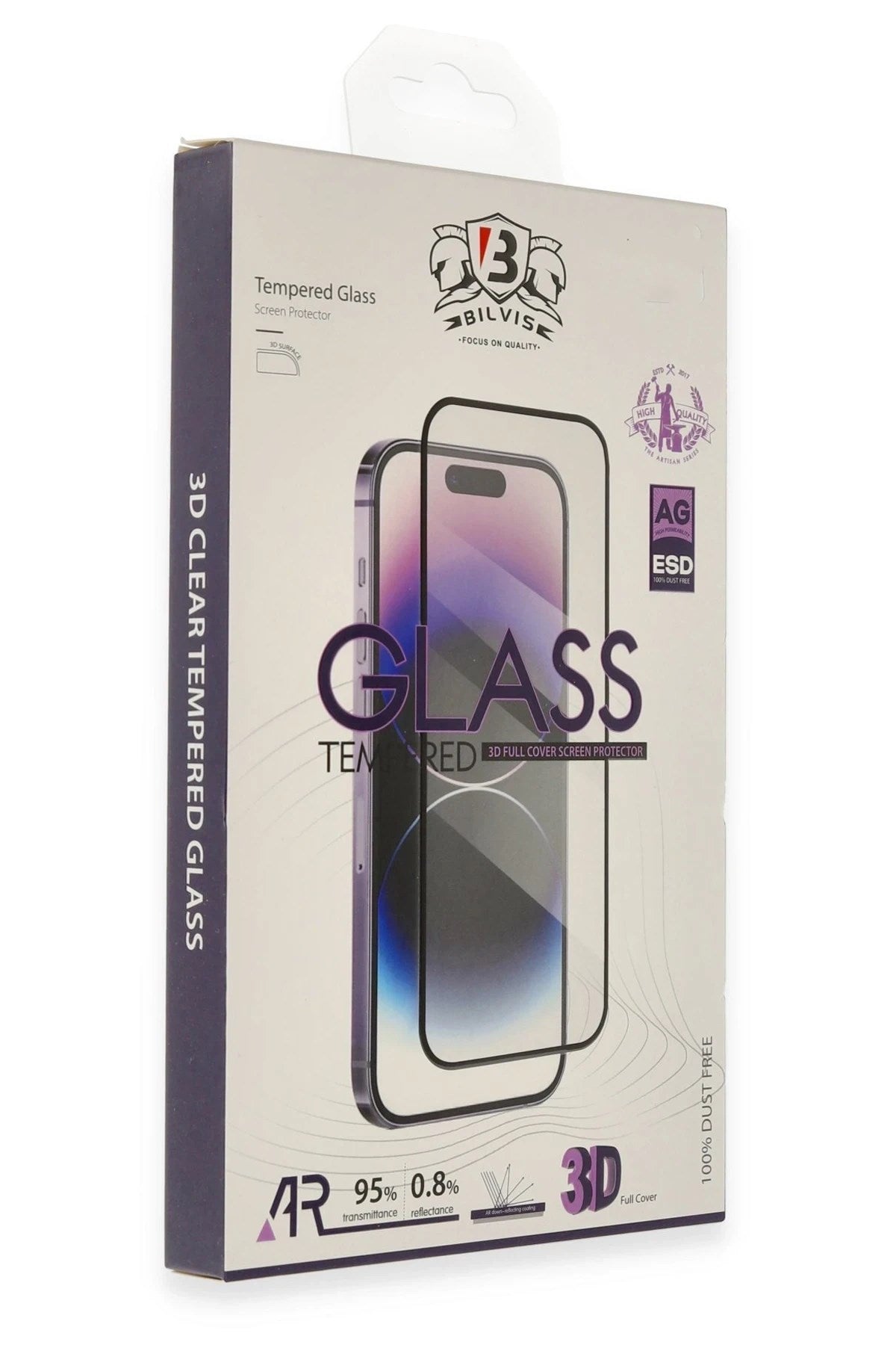 Mey İthalat® Samsung Galaxy S25 Ultra Bilvis 3D Cam Ekran Koruyucu