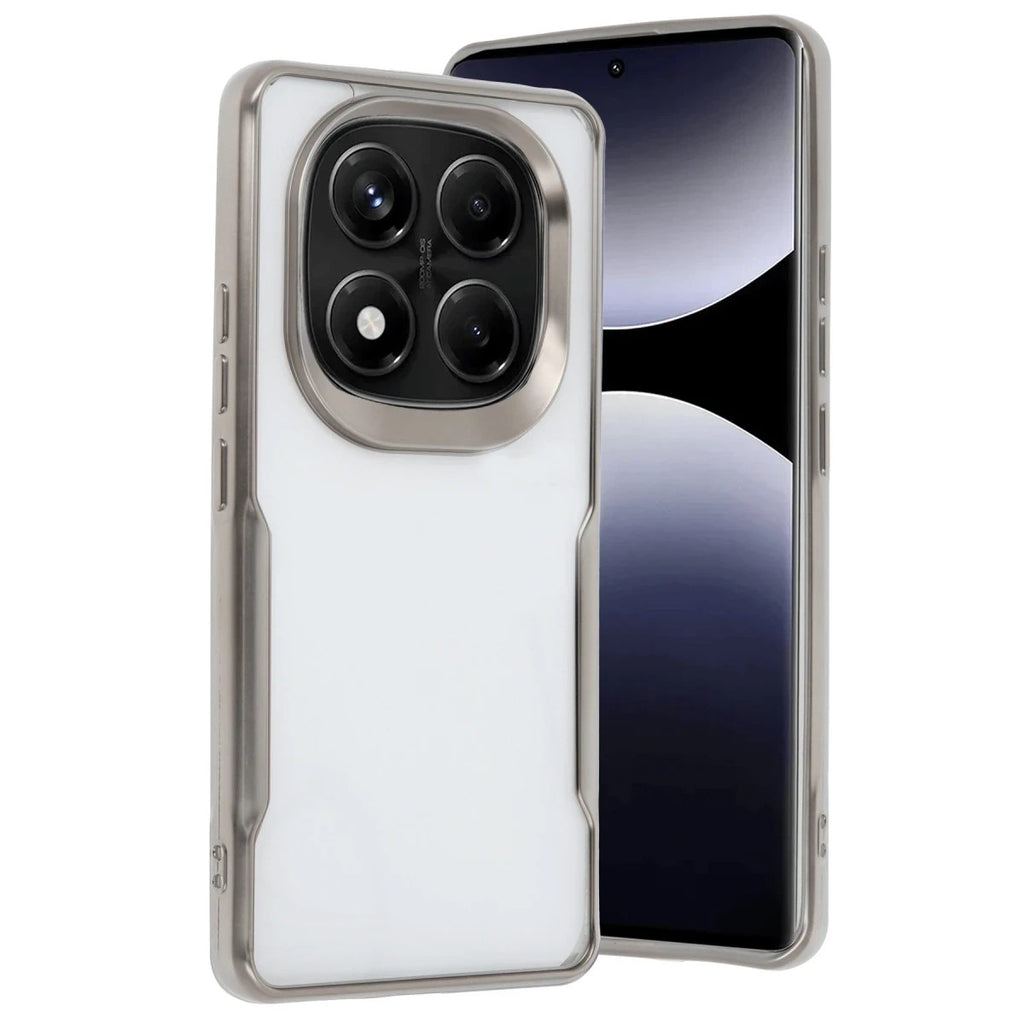 Mey İthalat® Redmi Note 14 Pro 4G Kılıf Boyi Silikon Kapak - Titan Gri