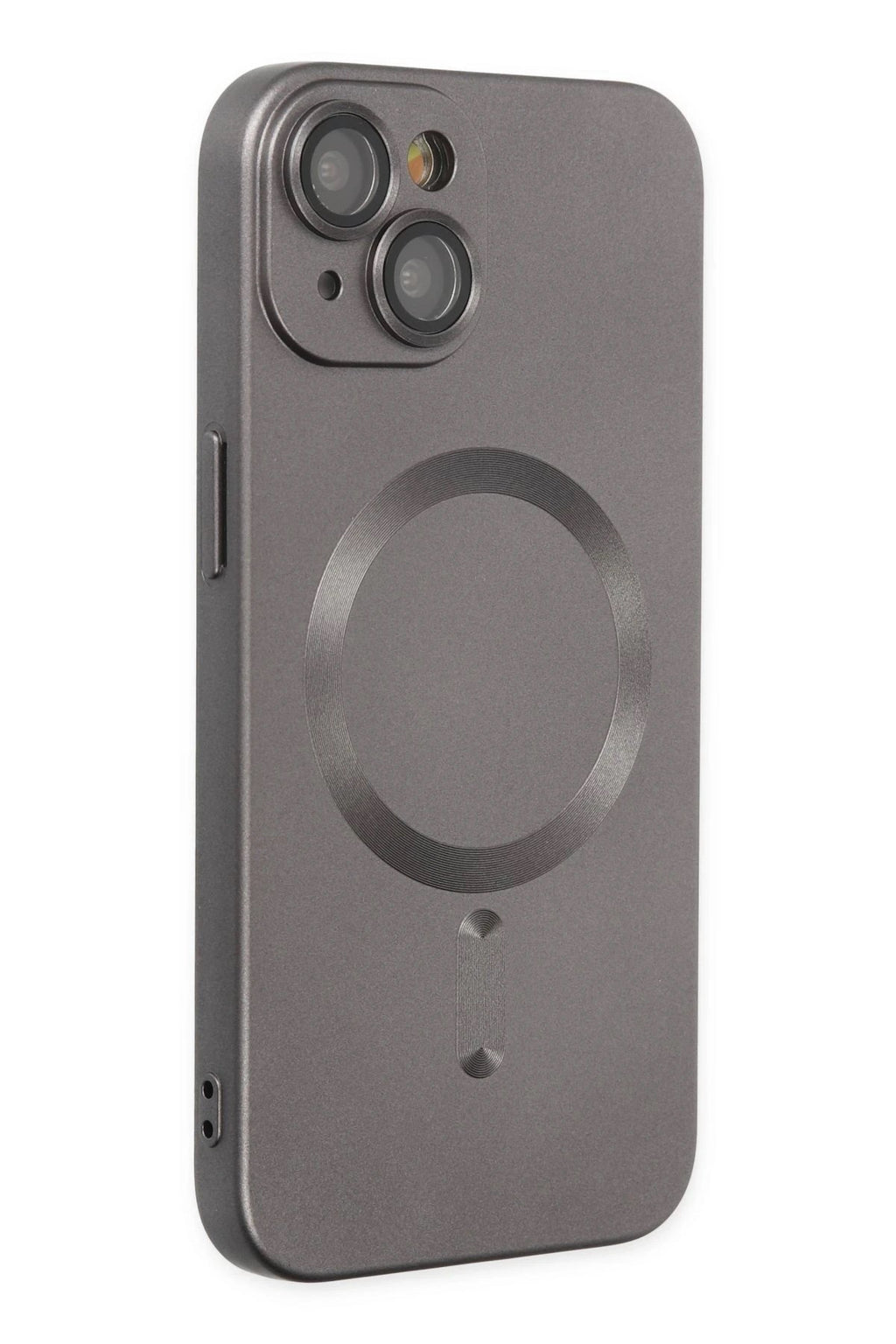 Mey İthalat® iPhone 14 Plus Kılıf Moshi Lens Magneticsafe Silikon - Füme