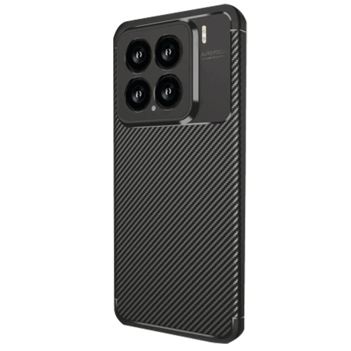 Mey İthalat® Mi 15 Kılıf Auto Focus Karbon Kapak - Siyah