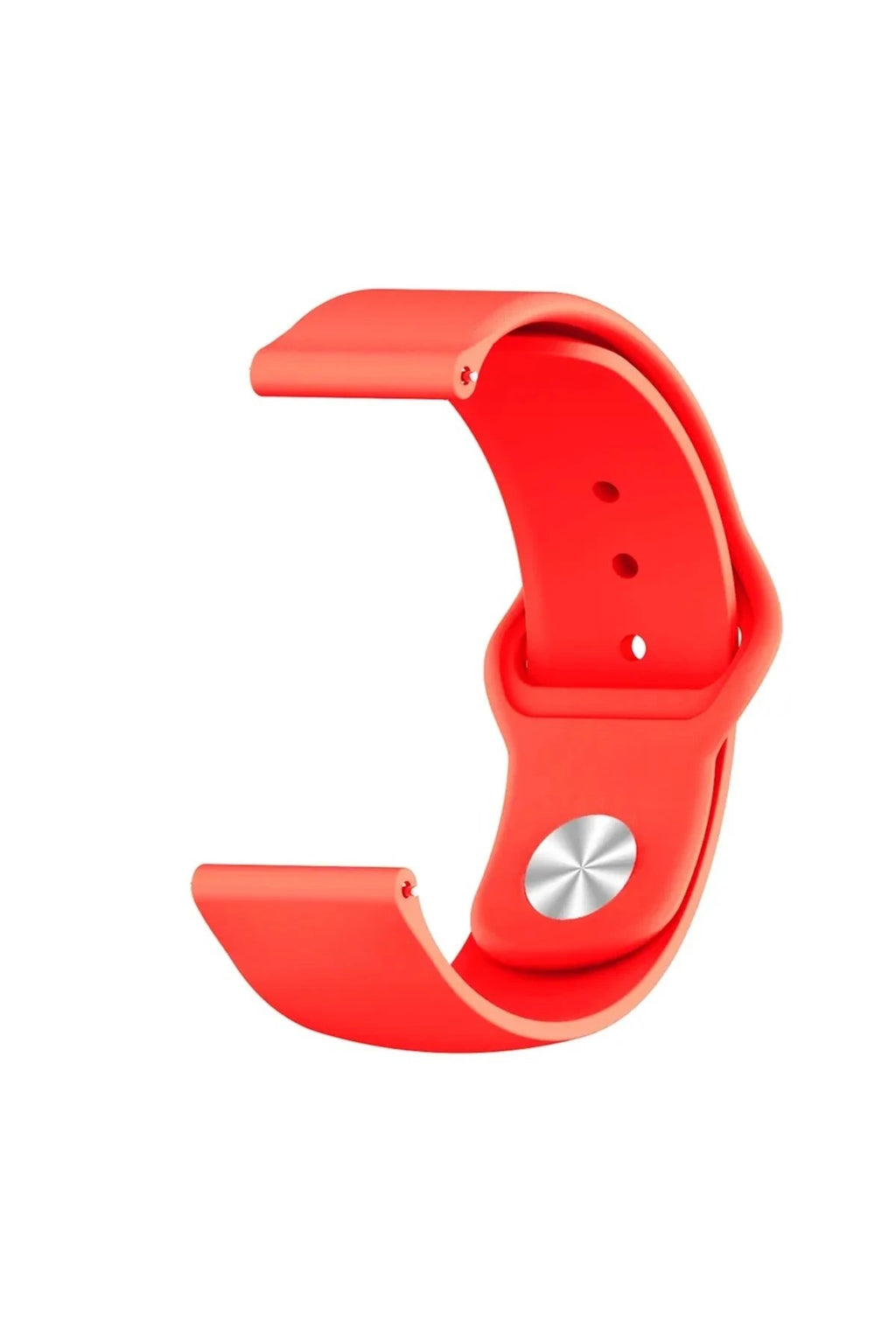 Mey İthalat® Watch 22mm Klasik Kordon - Kırmızı
