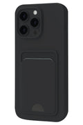 Mey İthalat® iPhone 16 Plus Kılıf Kelvin Kartvizitli Silikon - Siyah
