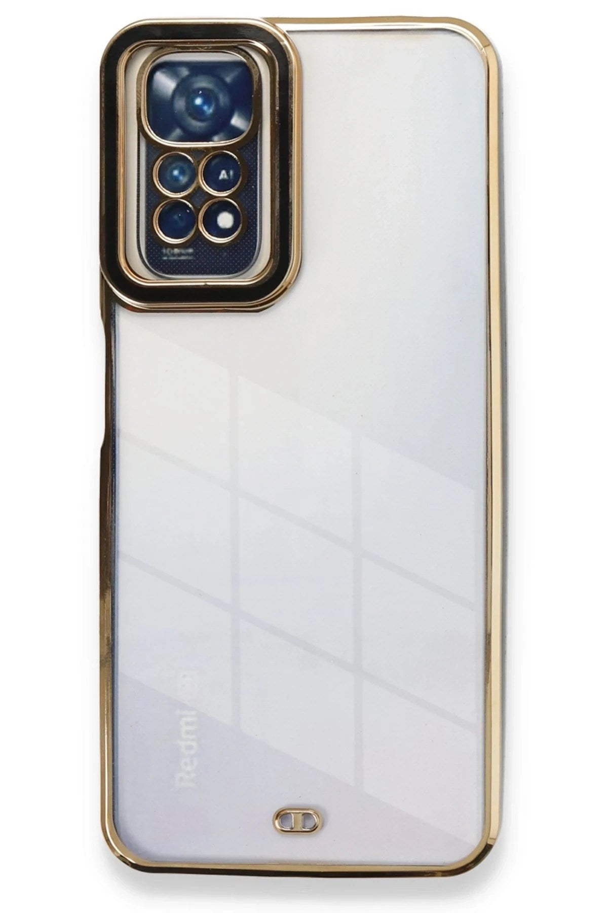 Mey İthalat® Redmi Note 11 Kılıf Liva Lens Silikon - Siyah