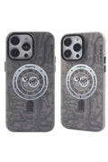 Mey İthalat® iPhone 14 Pro Max Kılıf Apollo Magneticsafe Desenli Kapak - Apollo Siyah - 1