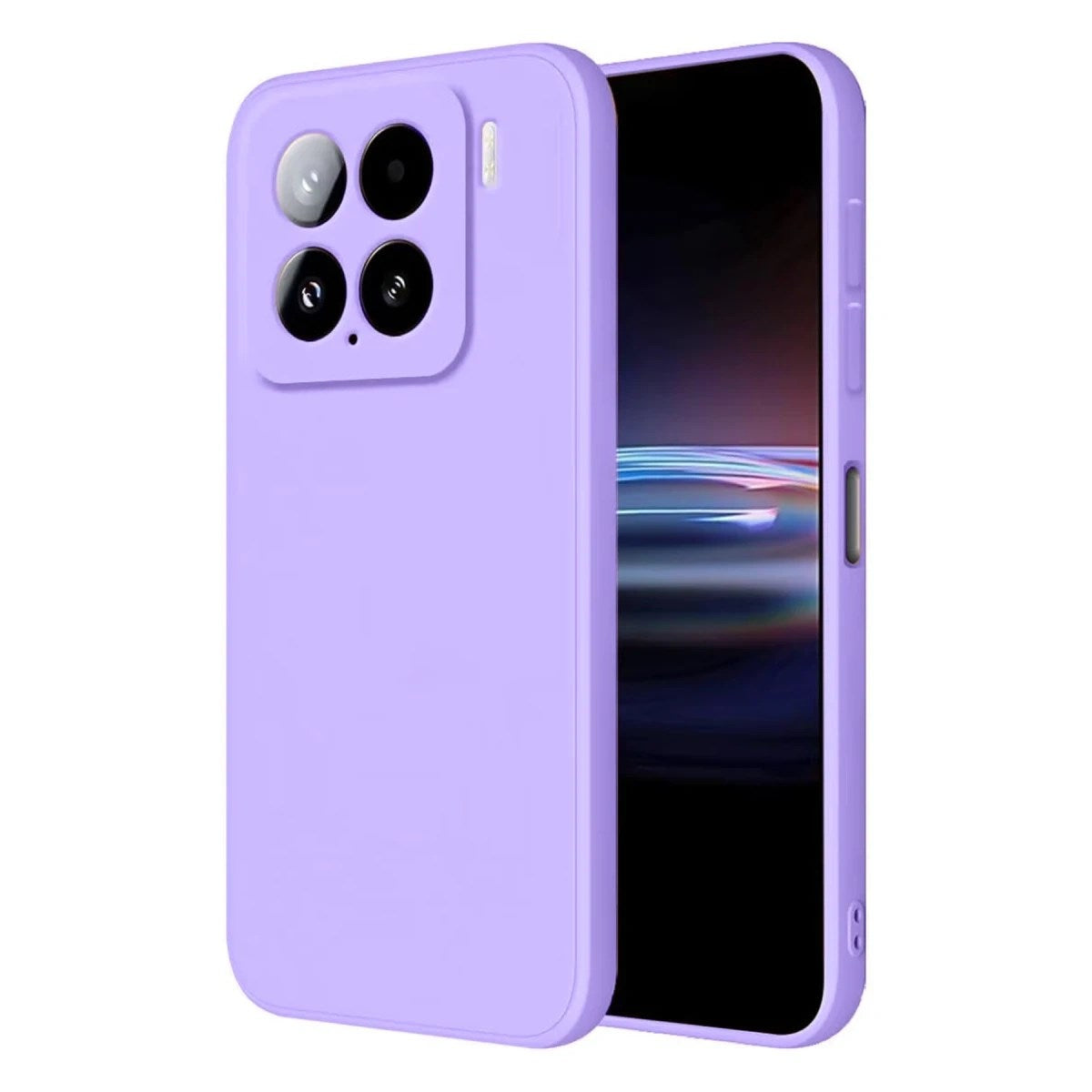 Mey İthalat® Mi 15 Kılıf Nano içi Kadife Silikon - Lila