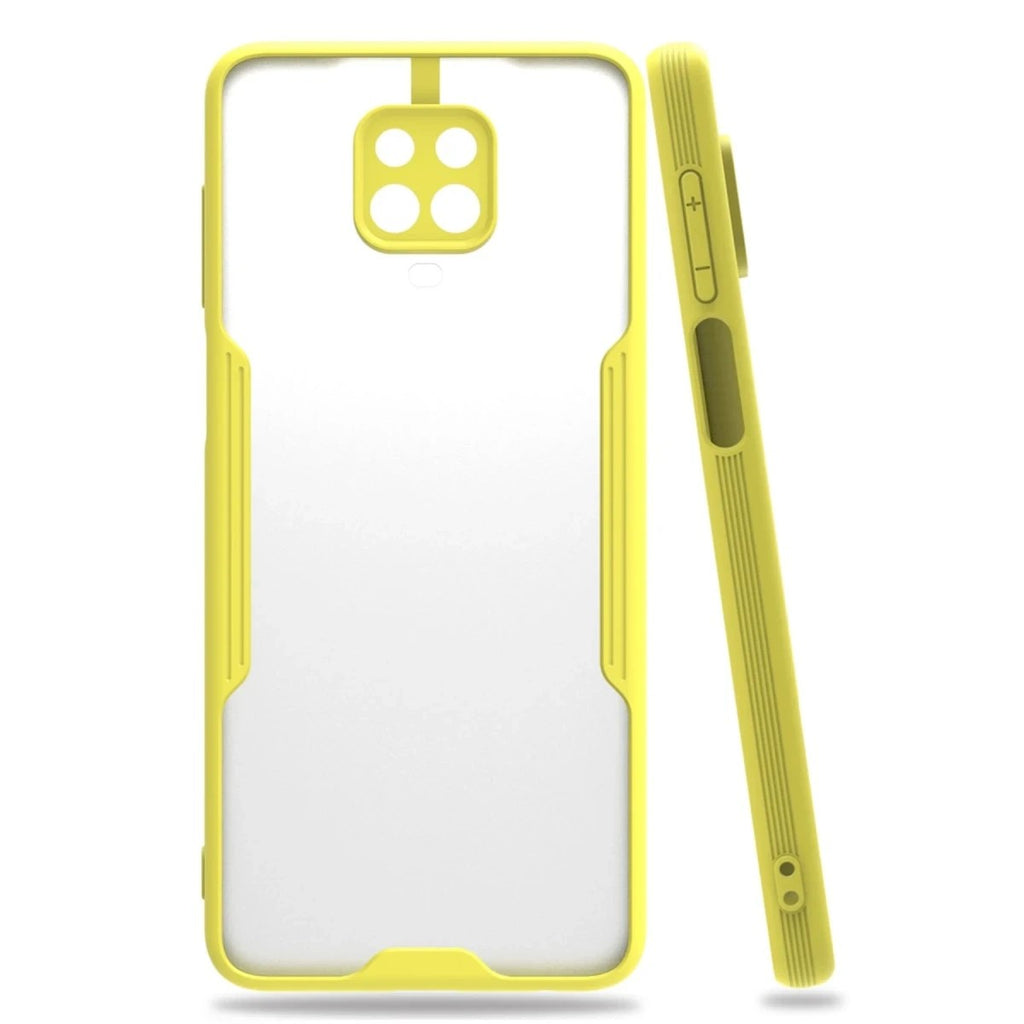 Mey İthalat® Redmi Note 9S Kılıf Platin Silikon - Sarı