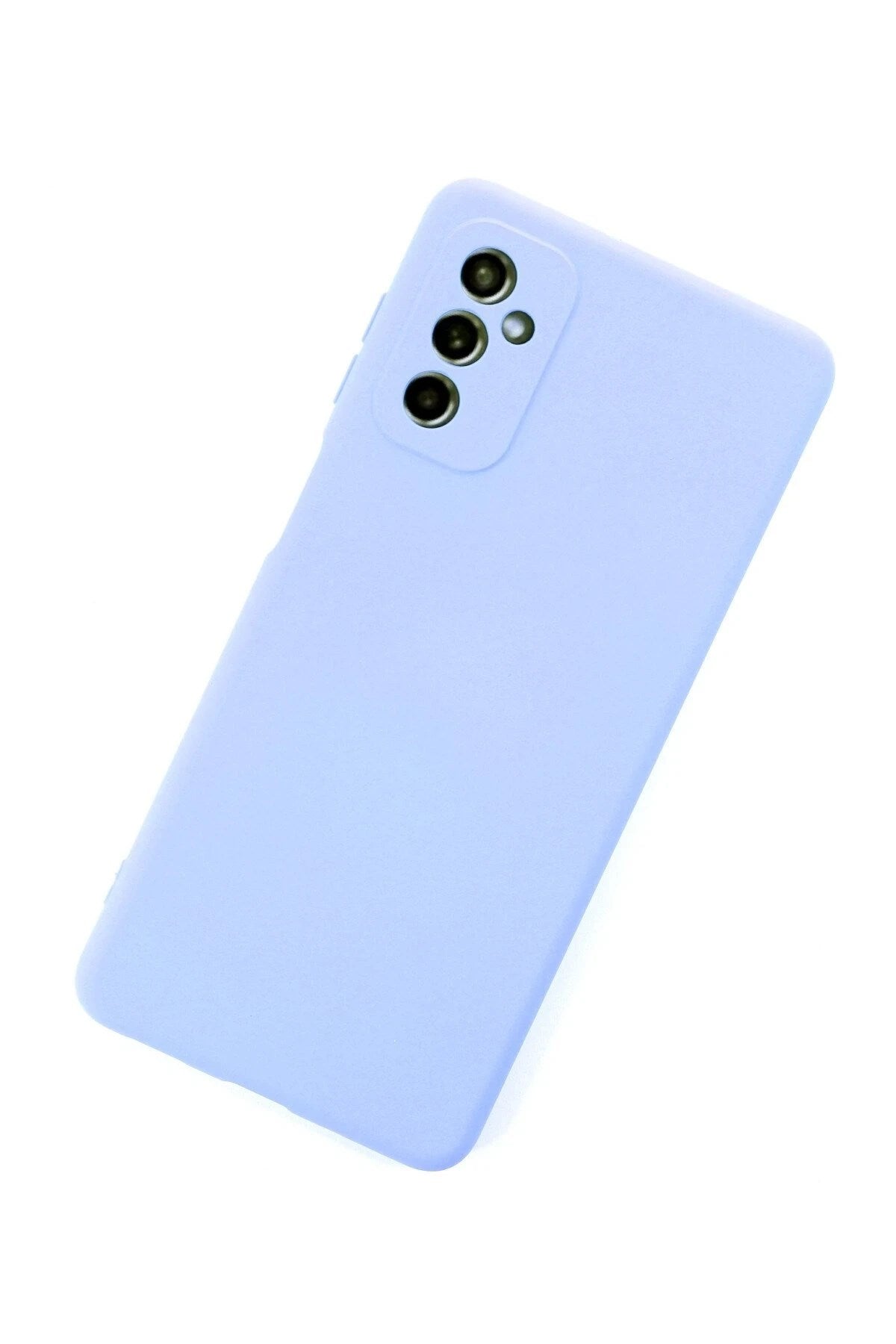 Mey İthalat® Samsung Galaxy M52 5G Kılıf Nano içi Kadife Silikon - Lila