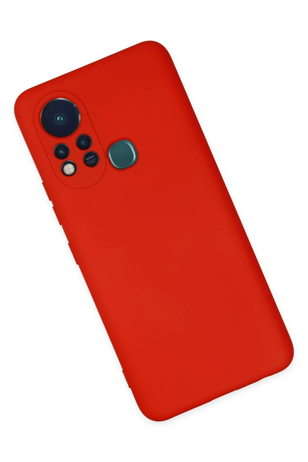 Mey İthalat® İnfinix Hot 11s Kılıf Nano içi Kadife Silikon - Kırmızı