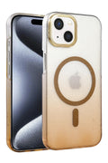 Mey İthalat® iPhone 15 Plus Glossy Magsafe Kapak - Çöl Titanyum